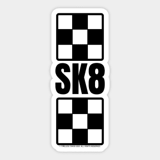 Sk8 Ska Inspired Design Sticker